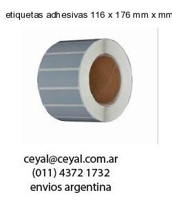 etiquetas adhesivas 116 x 176 mm x mm