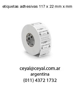 etiquetas adhesivas 117 x 22 mm x mm