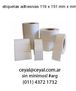 etiquetas adhesivas 119 x 151 mm x mm