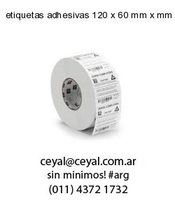 etiquetas adhesivas 120 x 60 mm x mm