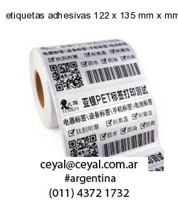 etiquetas adhesivas 122 x 135 mm x mm