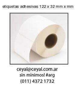 etiquetas adhesivas 122 x 32 mm x mm