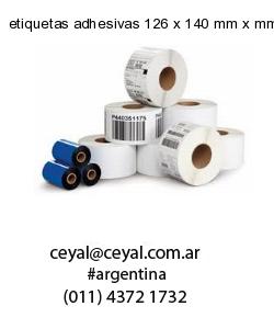 etiquetas adhesivas 126 x 140 mm x mm
