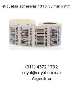 etiquetas adhesivas 131 x 35 mm x mm