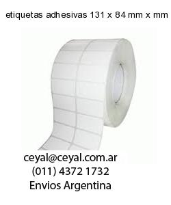 etiquetas adhesivas 131 x 84 mm x mm