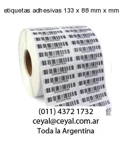 etiquetas adhesivas 133 x 88 mm x mm
