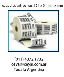 etiquetas adhesivas 134 x 31 mm x mm