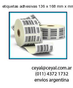 etiquetas adhesivas 136 x 168 mm x mm