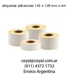 etiquetas adhesivas 143 x 128 mm x mm