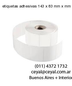 etiquetas adhesivas 143 x 83 mm x mm