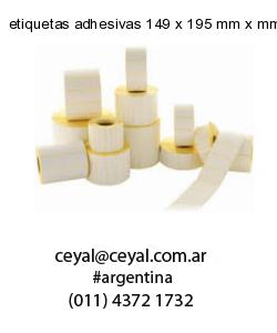 etiquetas adhesivas 149 x 195 mm x mm