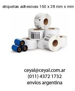 etiquetas adhesivas 150 x 38 mm x mm