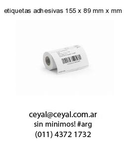 etiquetas adhesivas 155 x 89 mm x mm