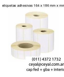 etiquetas adhesivas 164 x 186 mm x mm