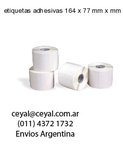 etiquetas adhesivas 164 x 77 mm x mm