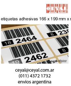 etiquetas adhesivas 166 x 199 mm x mm
