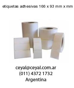 etiquetas adhesivas 166 x 93 mm x mm