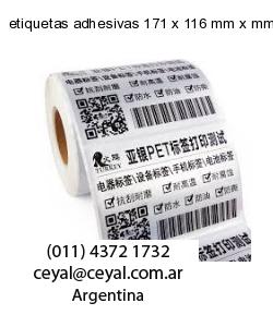 etiquetas adhesivas 171 x 116 mm x mm