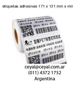 etiquetas adhesivas 171 x 131 mm x mm