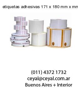 etiquetas adhesivas 171 x 180 mm x mm