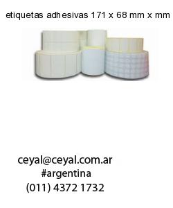 etiquetas adhesivas 171 x 68 mm x mm