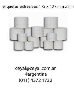 etiquetas adhesivas 172 x 137 mm x mm