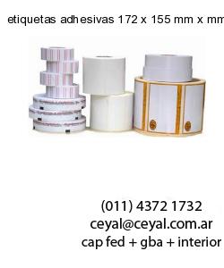 etiquetas adhesivas 172 x 155 mm x mm