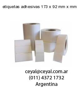etiquetas adhesivas 173 x 92 mm x mm