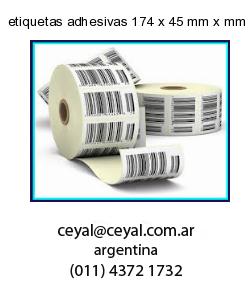etiquetas adhesivas 174 x 45 mm x mm