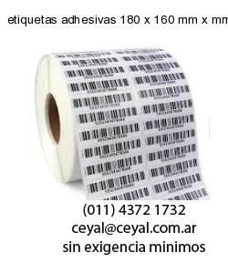 etiquetas adhesivas 180 x 160 mm x mm
