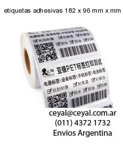etiquetas adhesivas 182 x 96 mm x mm
