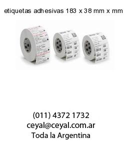 etiquetas adhesivas 183 x 38 mm x mm