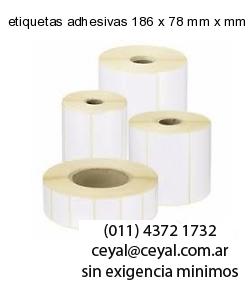 etiquetas adhesivas 186 x 78 mm x mm