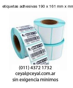 etiquetas adhesivas 190 x 161 mm x mm
