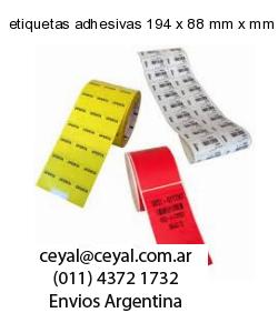 etiquetas adhesivas 194 x 88 mm x mm