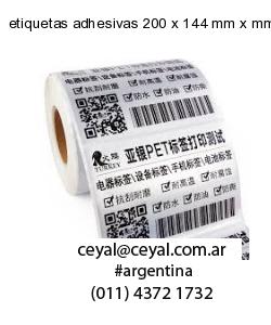 etiquetas adhesivas 200 x 144 mm x mm