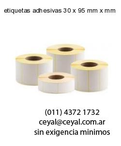 etiquetas adhesivas 30 x 95 mm x mm