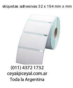 etiquetas adhesivas 32 x 194 mm x mm
