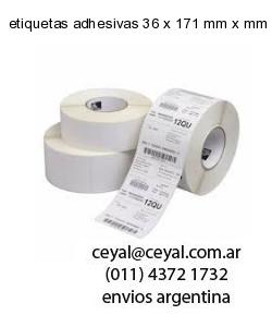 etiquetas adhesivas 36 x 171 mm x mm