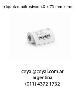 etiquetas adhesivas 40 x 73 mm x mm
