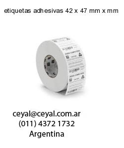 etiquetas adhesivas 42 x 47 mm x mm