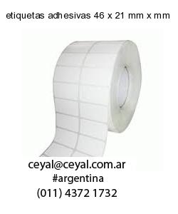 etiquetas adhesivas 46 x 21 mm x mm