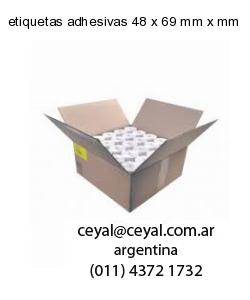 etiquetas adhesivas 48 x 69 mm x mm