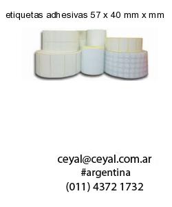 etiquetas adhesivas 57 x 40 mm x mm