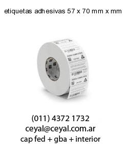 etiquetas adhesivas 57 x 70 mm x mm