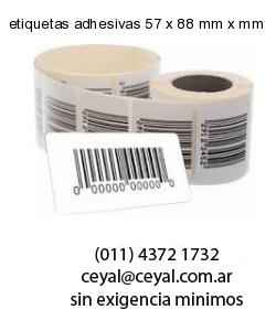 etiquetas adhesivas 57 x 88 mm x mm