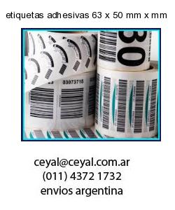 etiquetas adhesivas 63 x 50 mm x mm