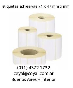 etiquetas adhesivas 71 x 47 mm x mm