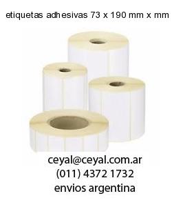 etiquetas adhesivas 73 x 190 mm x mm