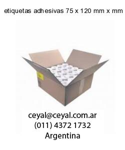 etiquetas adhesivas 75 x 120 mm x mm